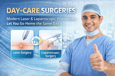Day-Care Surgeries: How Modern Laser & Laparoscopic Procedures Let You Go Home the Same Day - Sharvari Hospital Blog