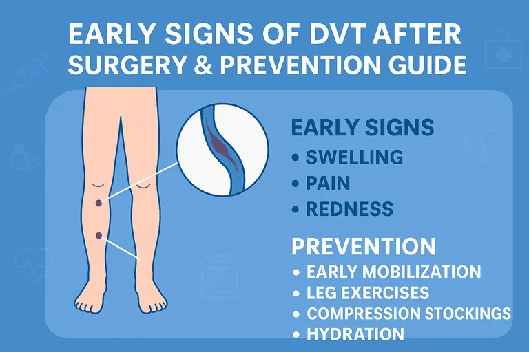Early Signs of DVT After Surgery & Prevention Guide — hero image, Sharvari Hospital blog