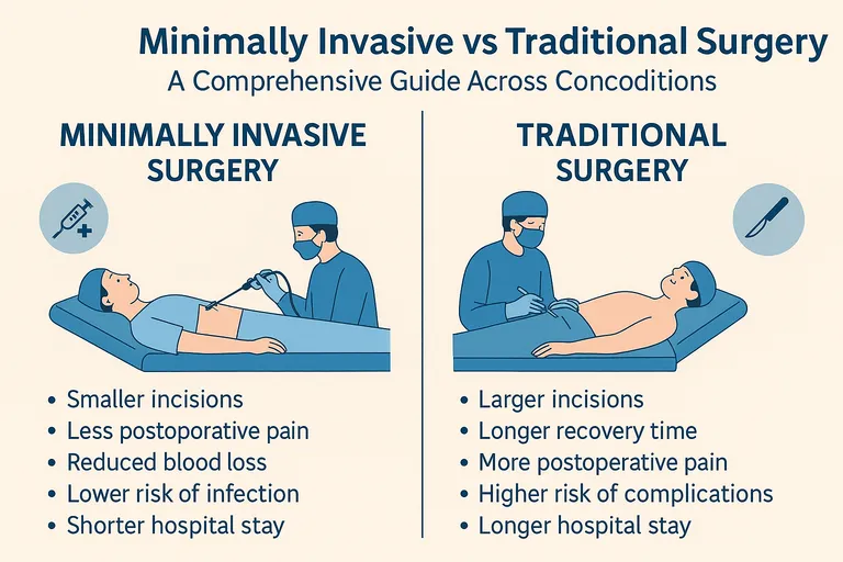 Minimally Invasive vs Traditional Surgery: A Comprehensive Guide Across Conditions — hero image, Sharvari Hospital blog