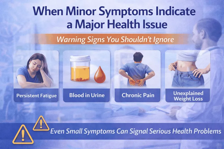 When Minor Symptoms Indicate a Major Health Issue: Warning Signs You Shouldn't Ignore — hero image, Sharvari Hospital blog