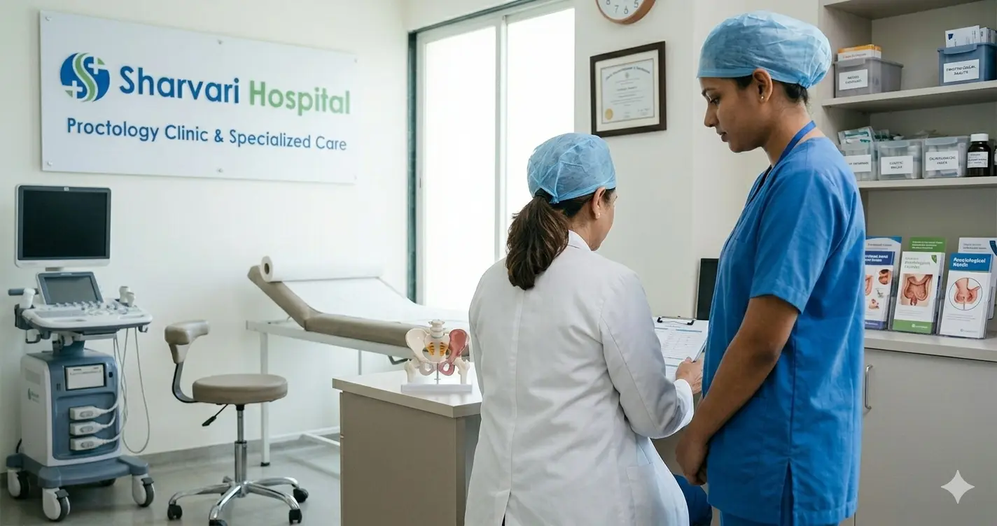 10 Questions to Ask Your Doctor Before Fistula Surgery — featured image, Sharvari Hospital blog